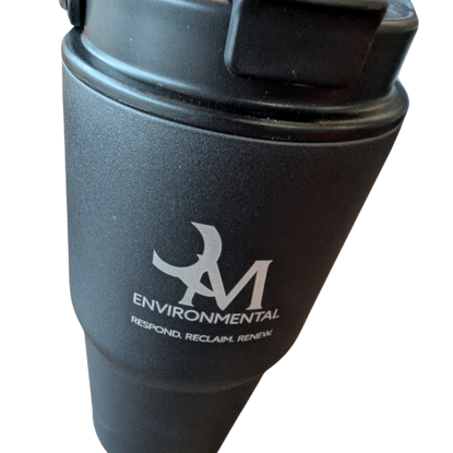 Picture of Phoenix Recycled Stainless Steel Flip Straw Tumbler