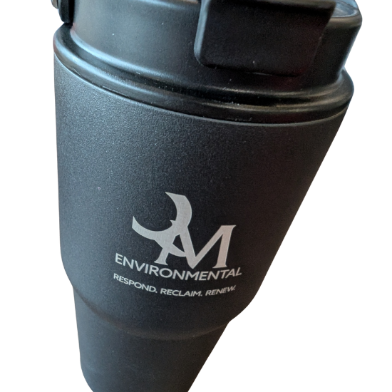 Picture of Phoenix Recycled Stainless Steel Flip Straw Tumbler